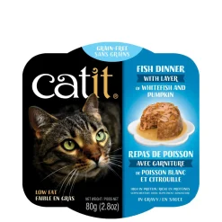 Cat Dinner, Fish, Whitefish & Pumpkin