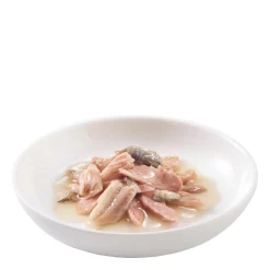Cat food tuna and pilchards in natural gravy, 70g