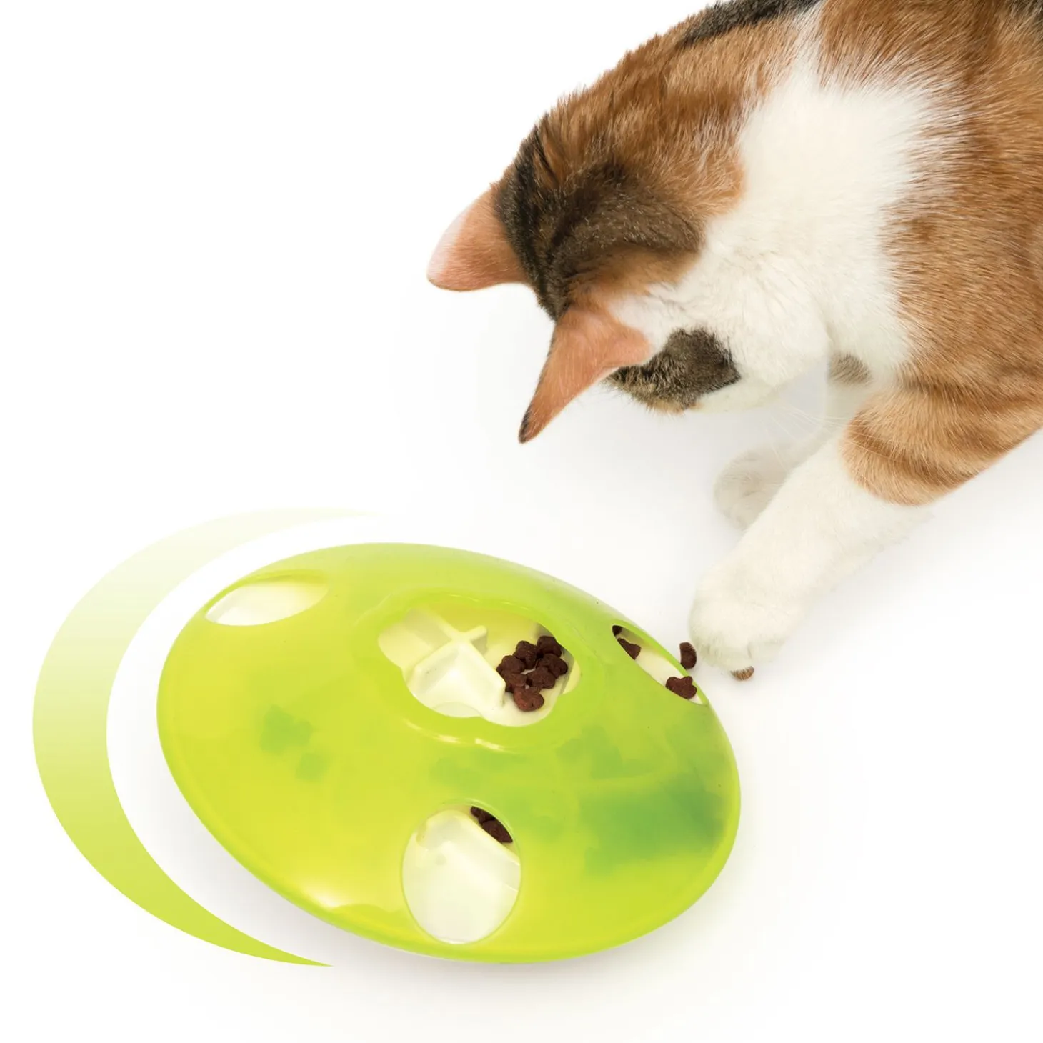 Cat play treat spinner