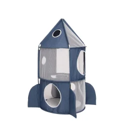 Cat Rocket tower, blue