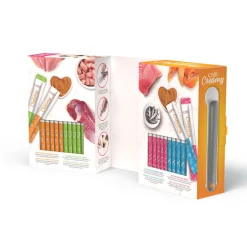 Catit Creamy Assorted Gift Box, 50 Pack with Spoon