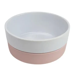 Ceramic and Silicone Bowl, Peach