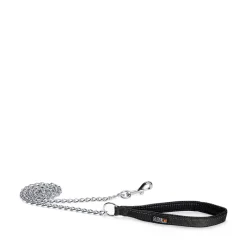 Chain leash with black handle