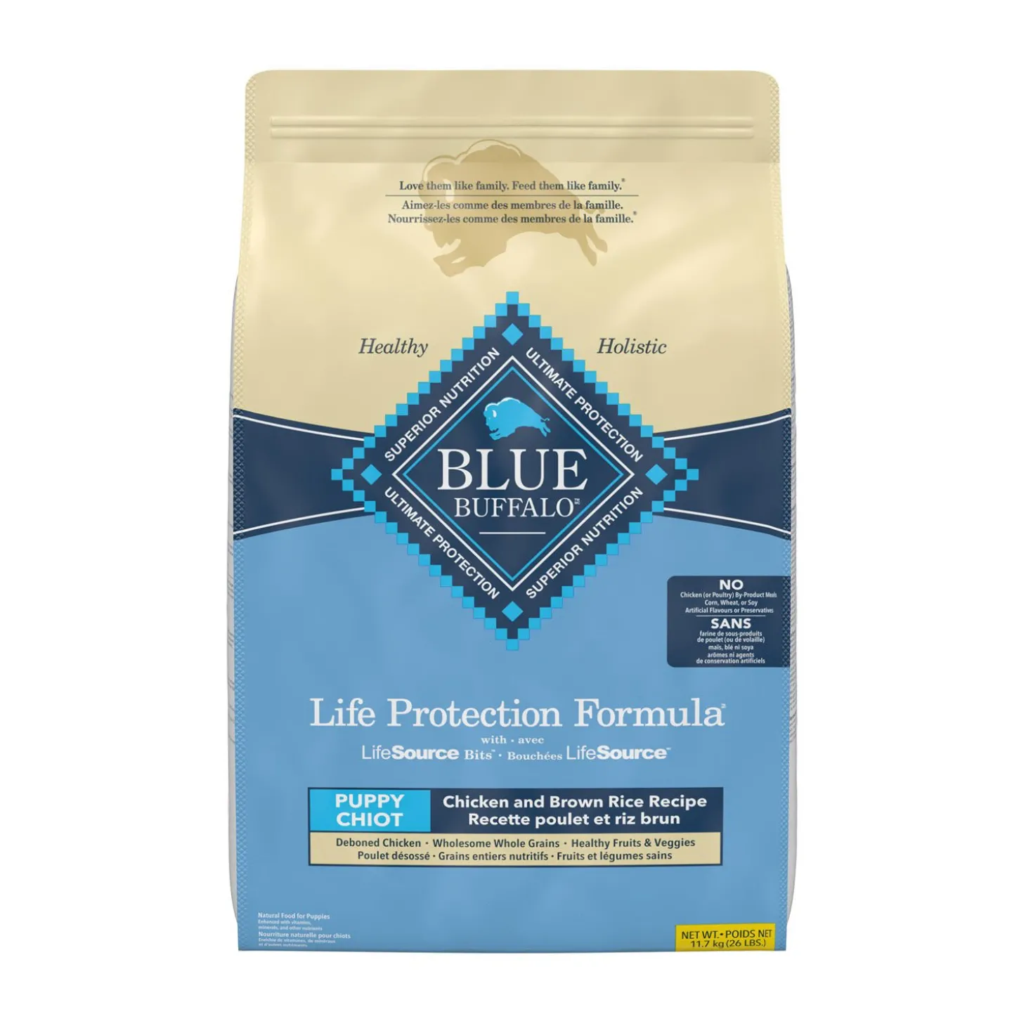 Chicken and Brown Rice Dry Food Development Formula for Puppies, 11.7 kg