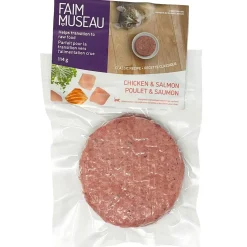 Chicken and Salmon Raw Single Patty for Cats