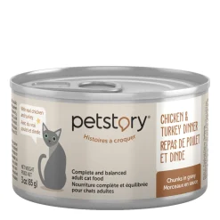 Chicken and Turkey Chunks in Gravy, Wet Cat Food