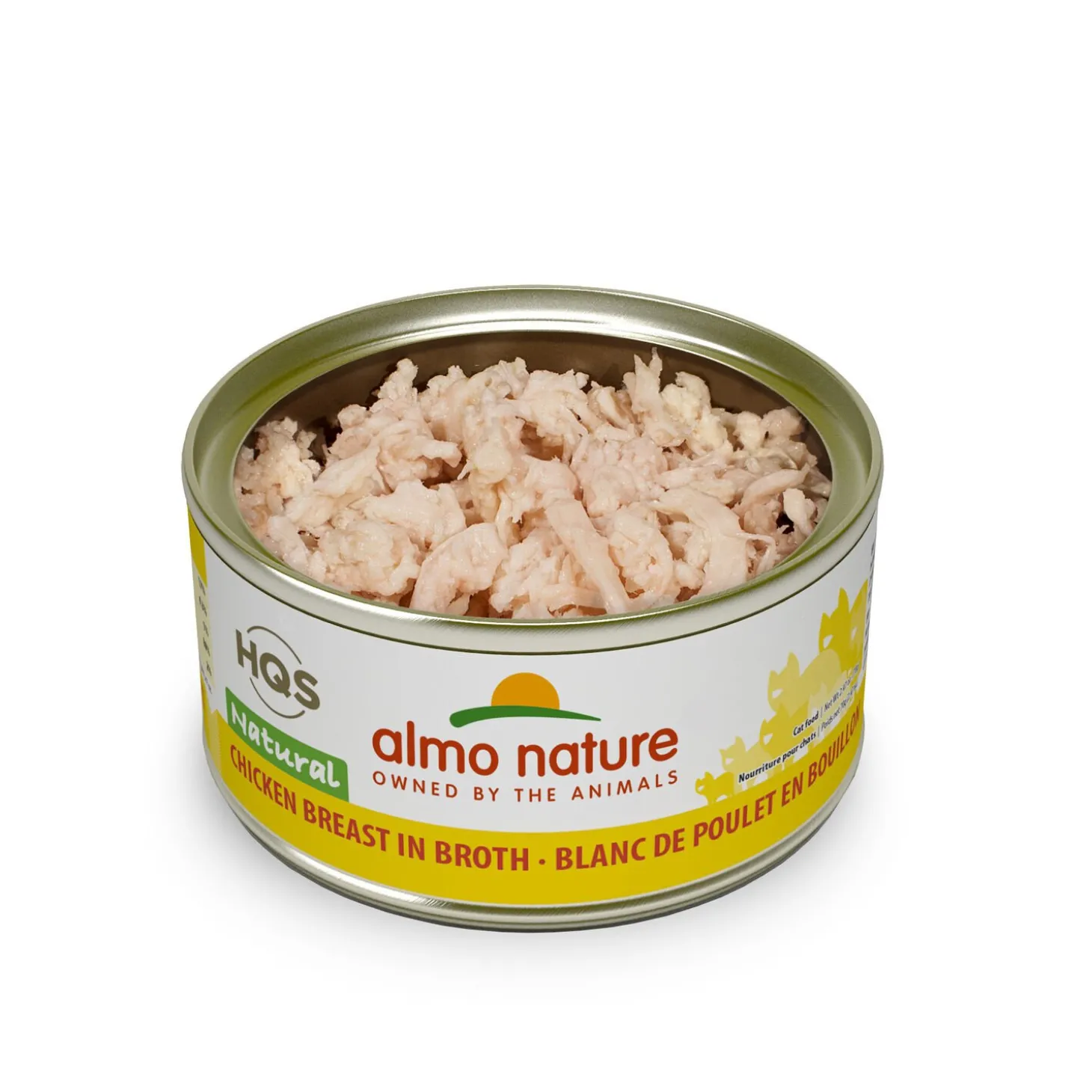 Chicken breast in broth for adult cats