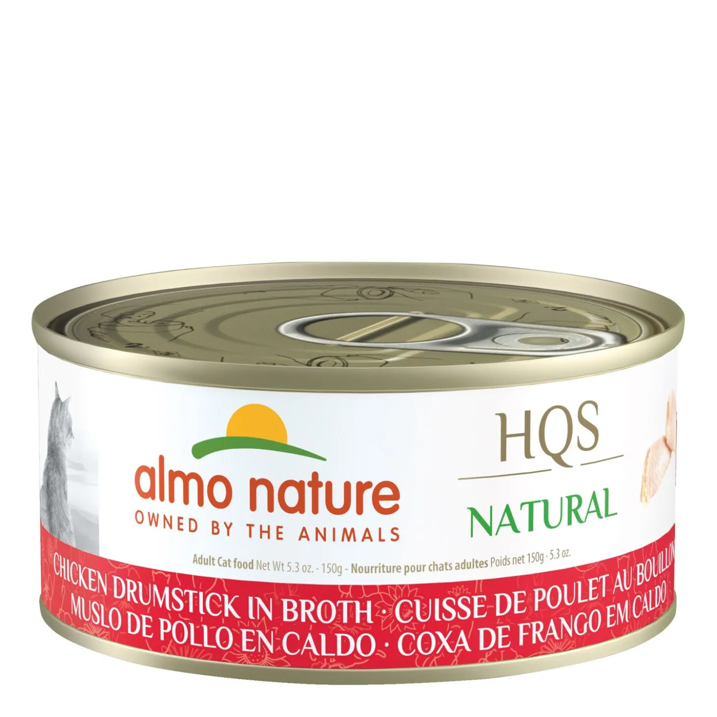 Chicken Drumstick in Broth for Adult Cats, 150 g