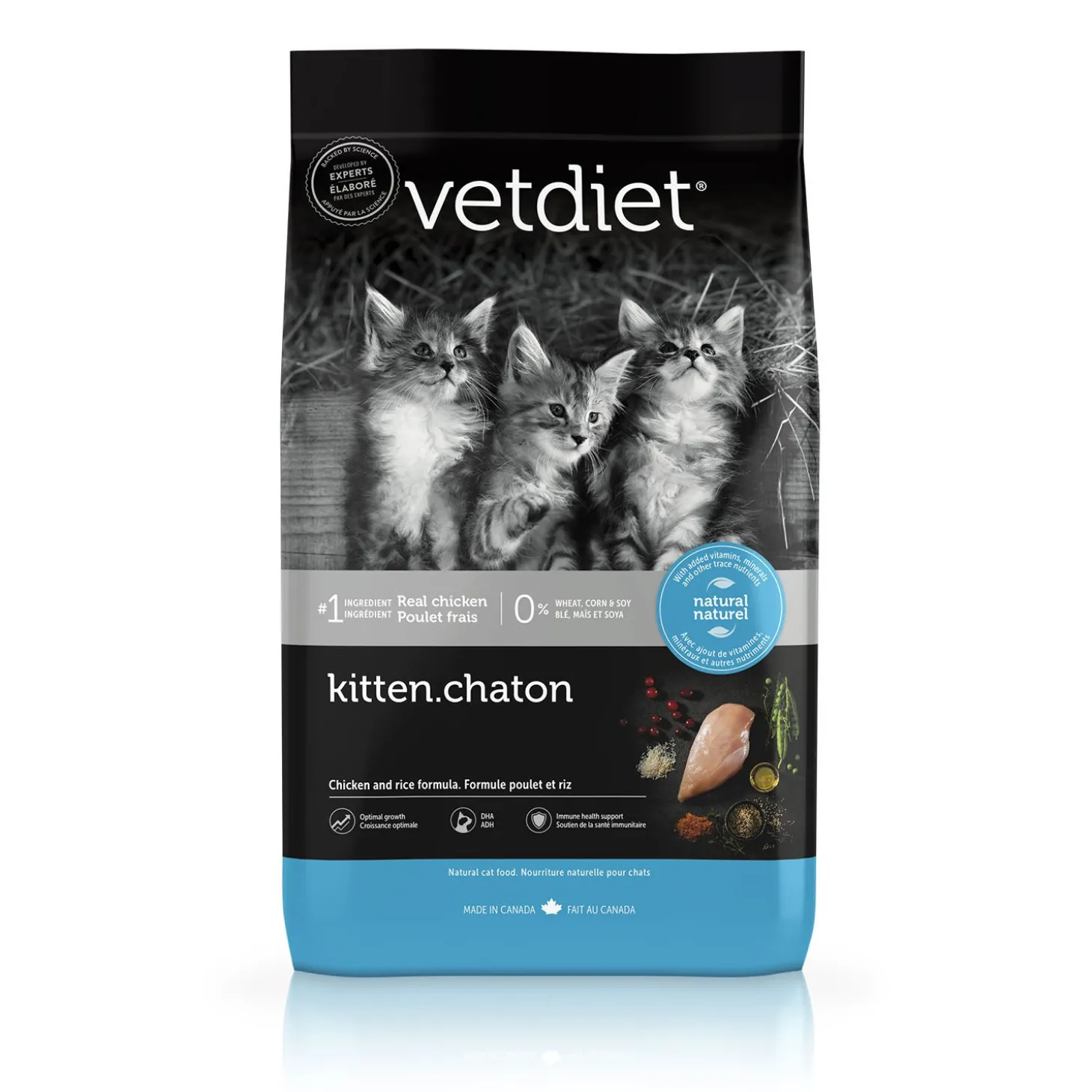 Chicken dry food for kitten
