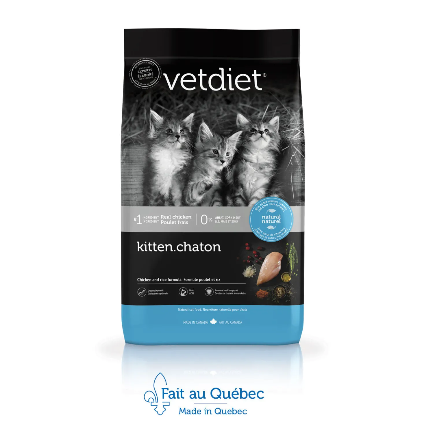 Chicken dry food for kitten