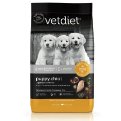 Chicken dry food for large breed, puppies