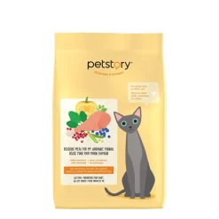 Chicken flavoured dry food for cats