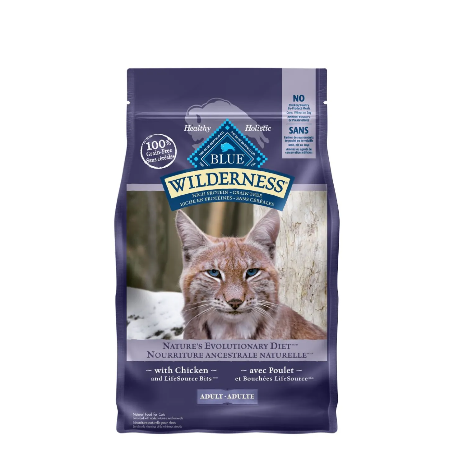 Chicken food for adult cats