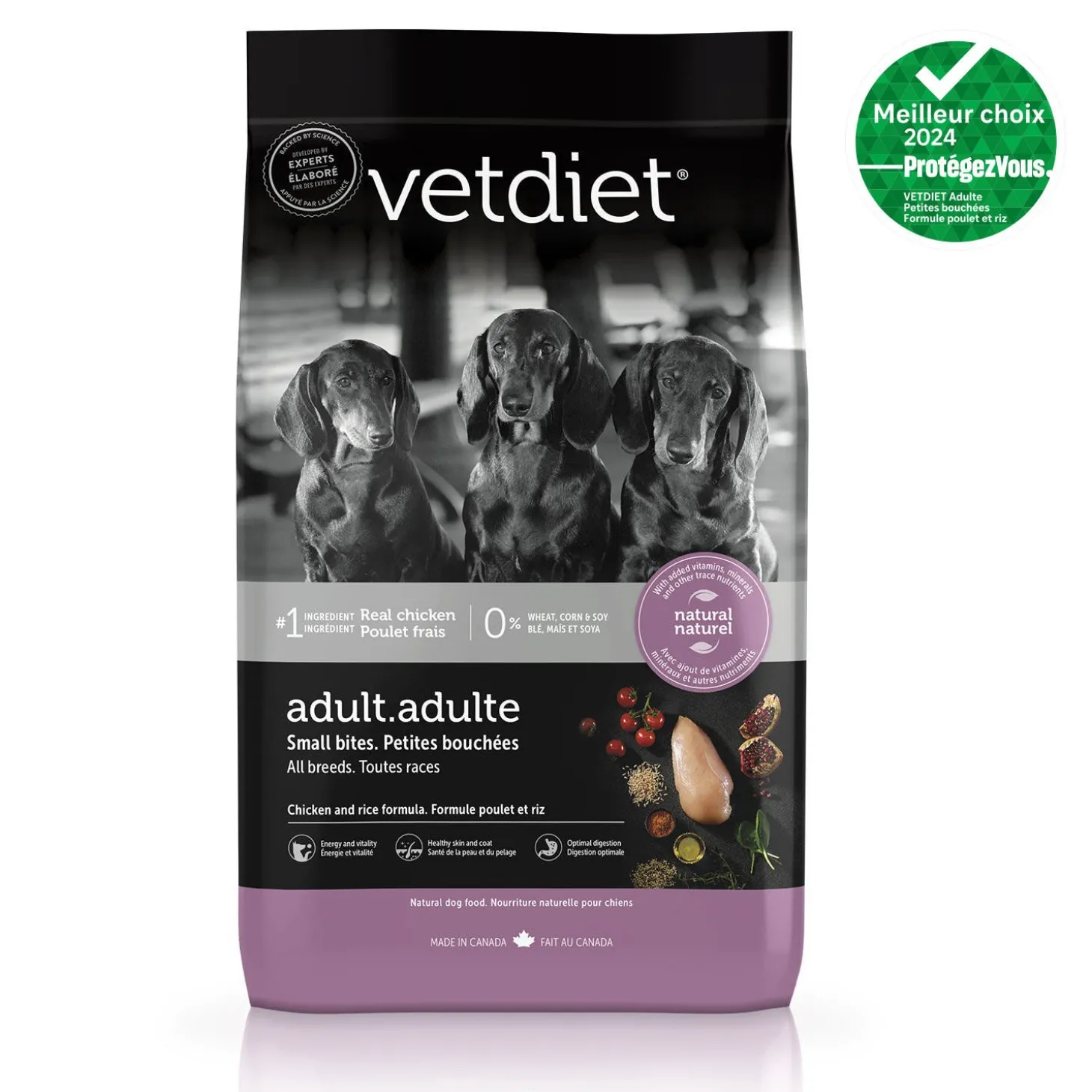 Chicken food small bites for all breeds dog