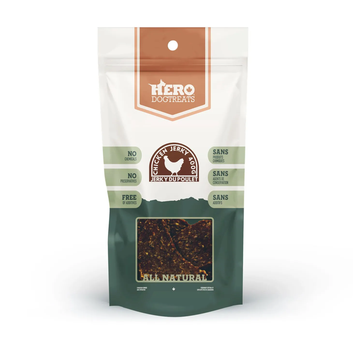 Chicken Jerky for Dogs, 400 g