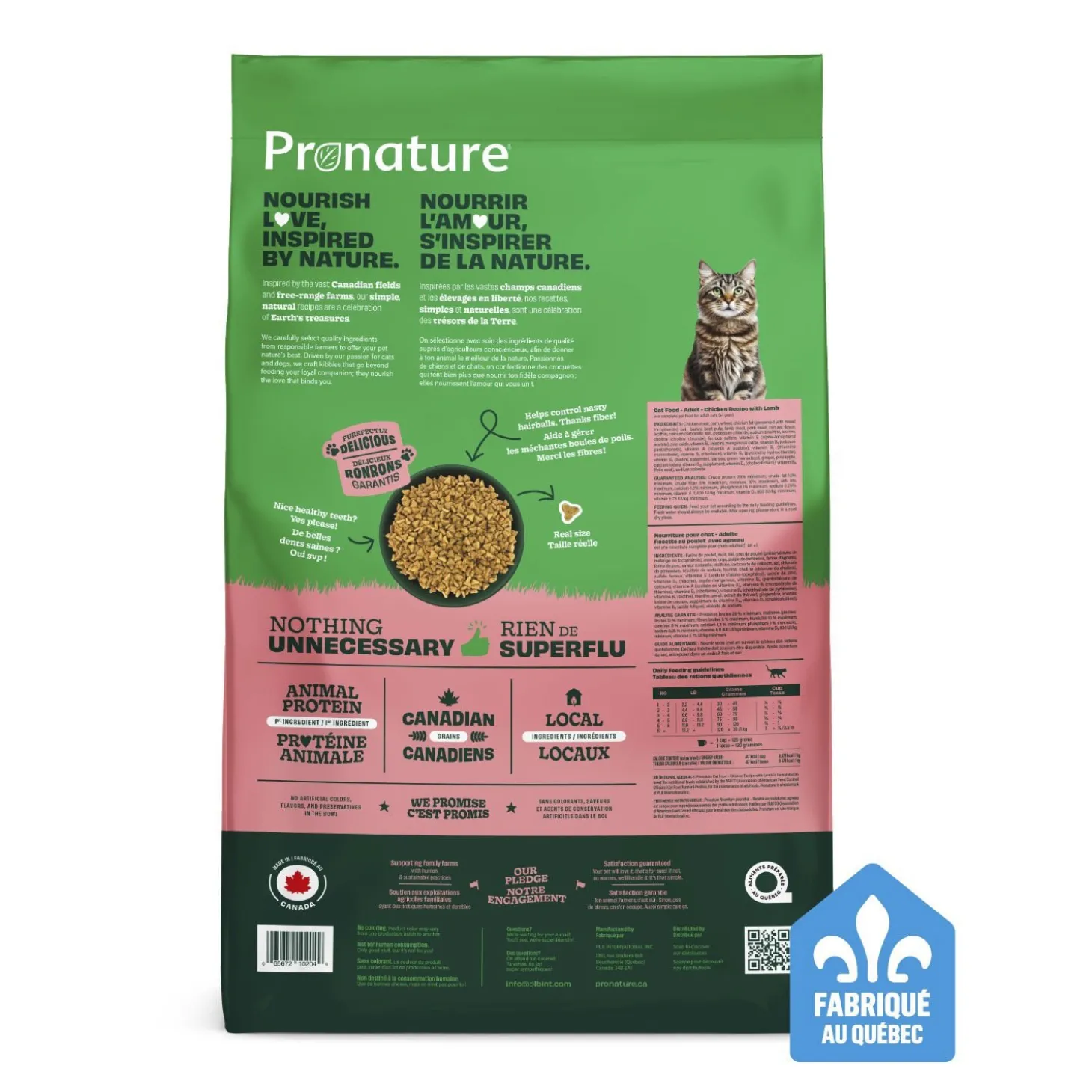 Chicken Recipe with Lamb Dry Food for Adult Cats, 10 kg