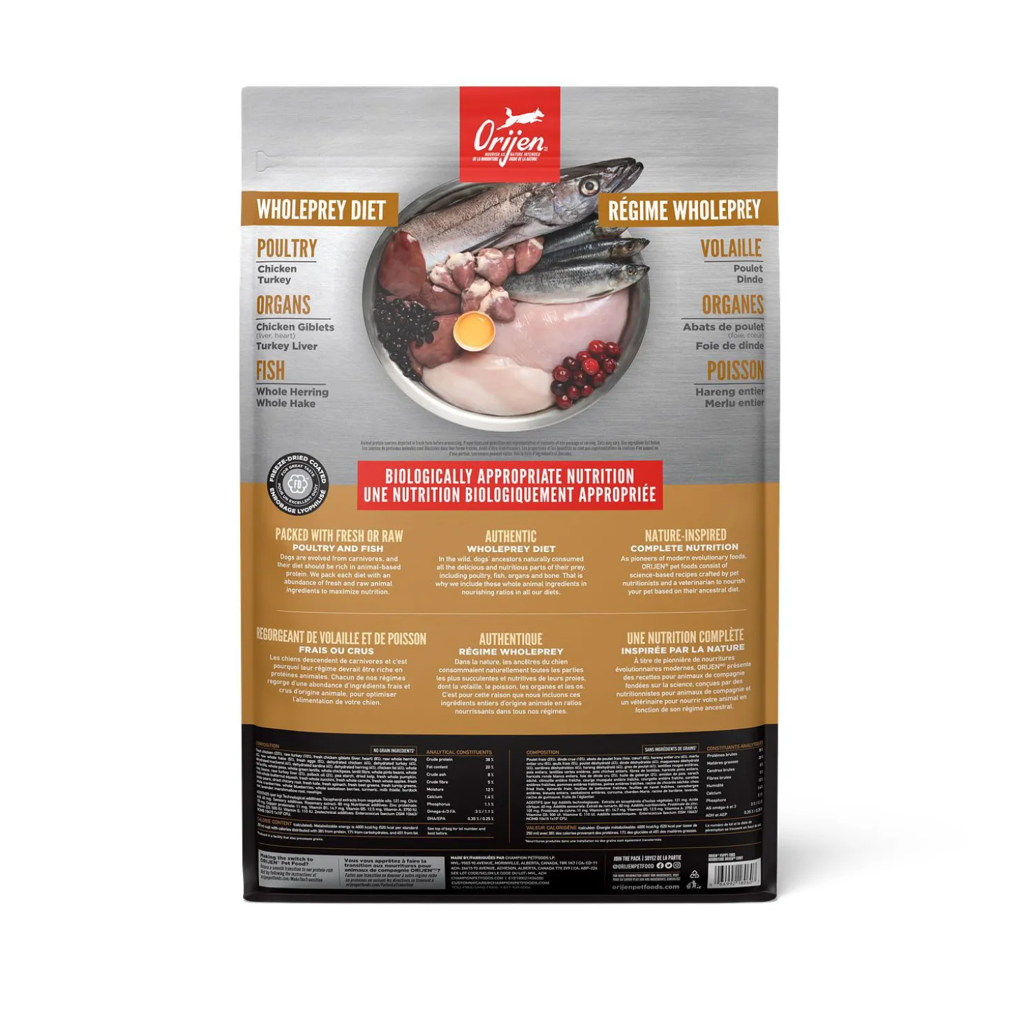 Chicken, Turkey and Wild-Caught Fish Dry Food for Puppies, 6 kg