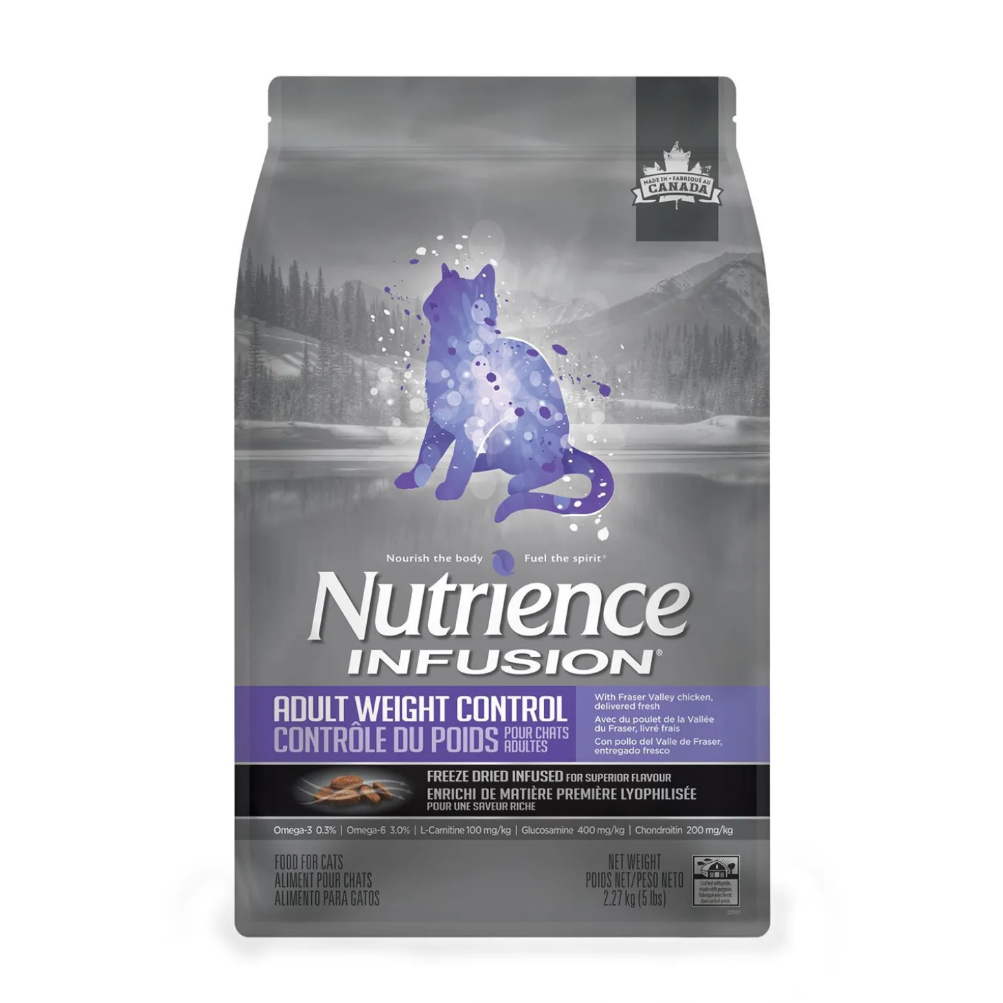 Chicken weight control formula for adult cats