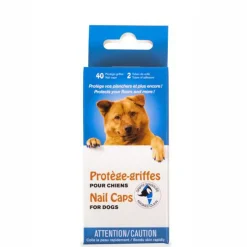 Clear nail caps for dog