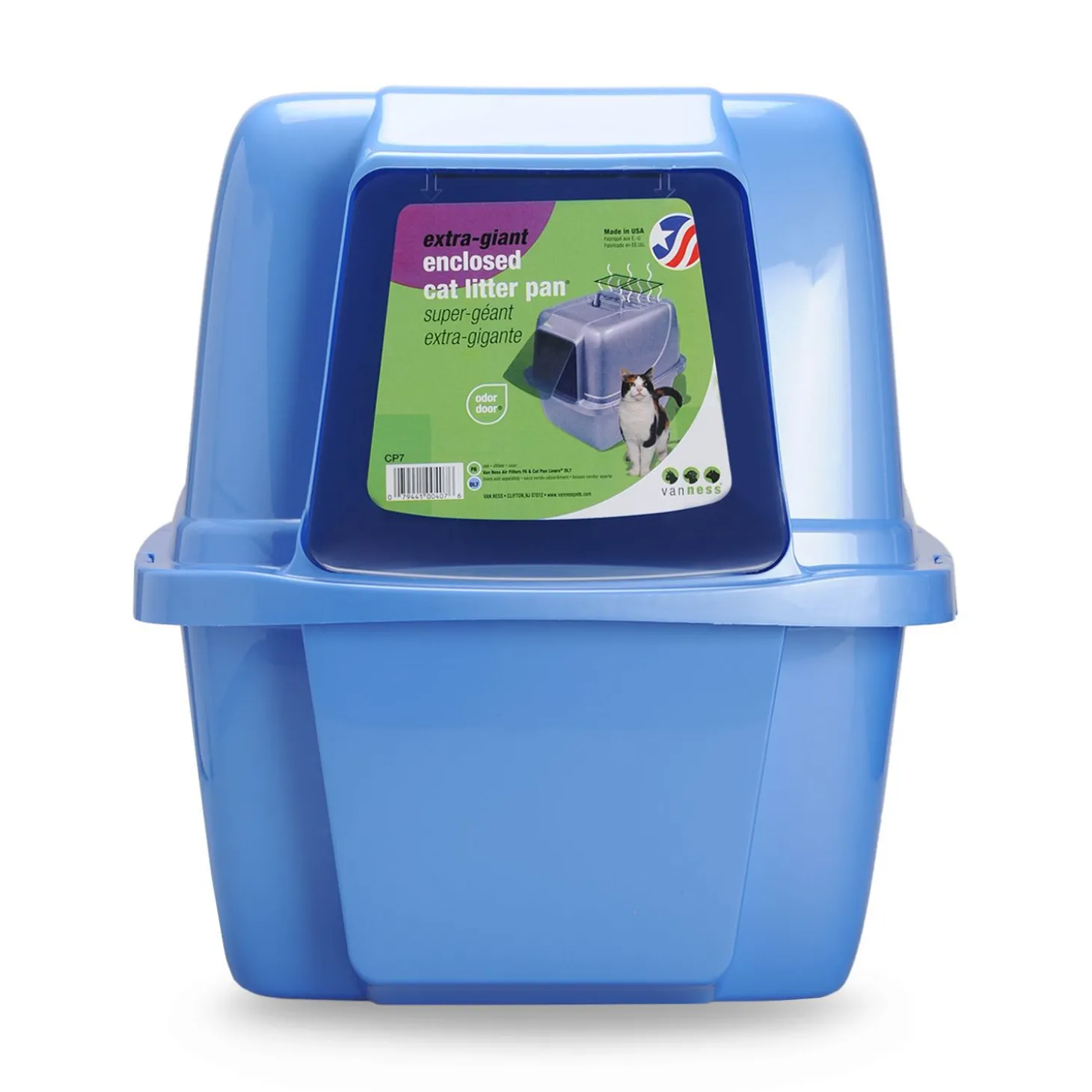 Closed litter box