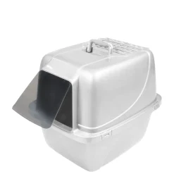 Closed litter box