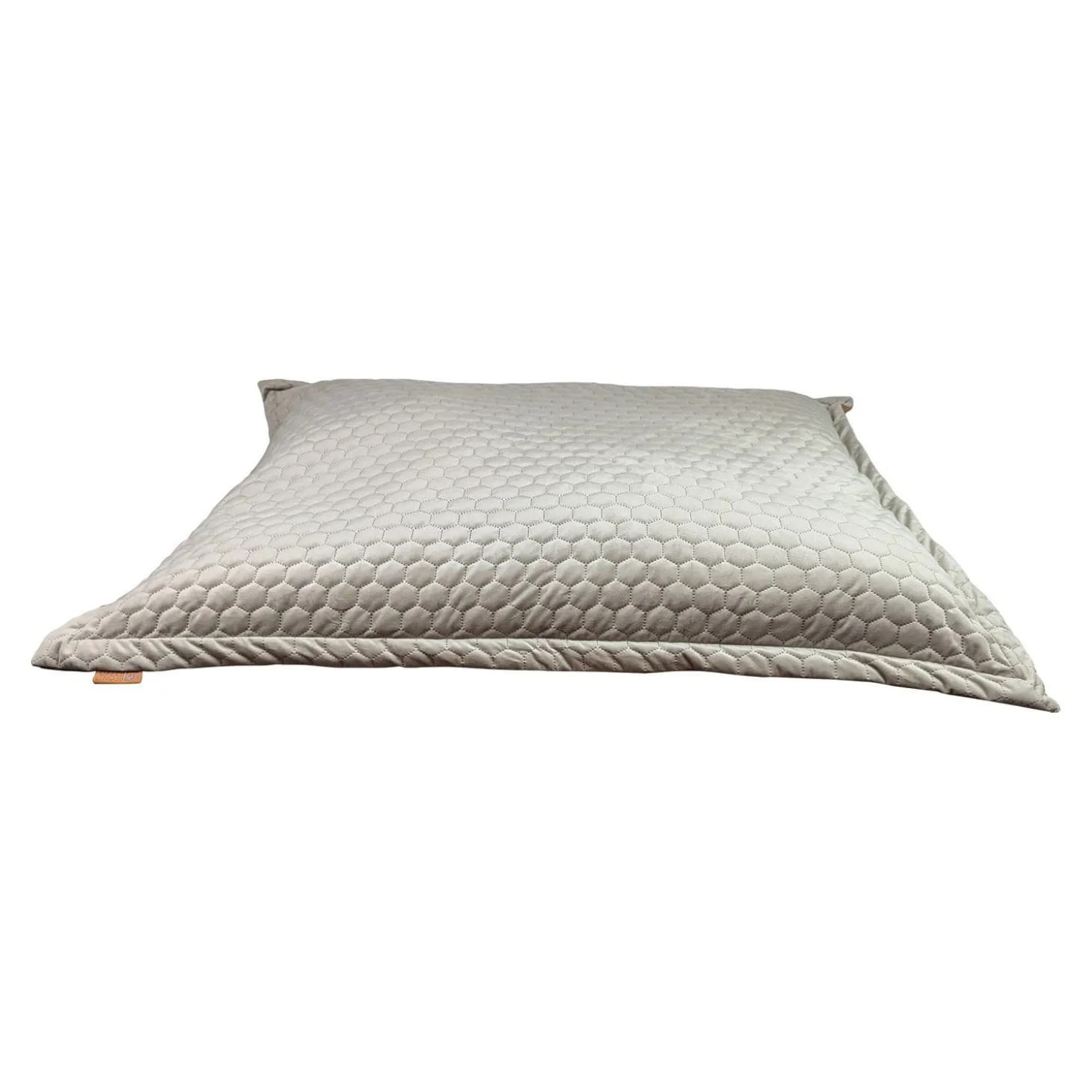 Cloud Pillow Faux Leather Cover, Honeycomb