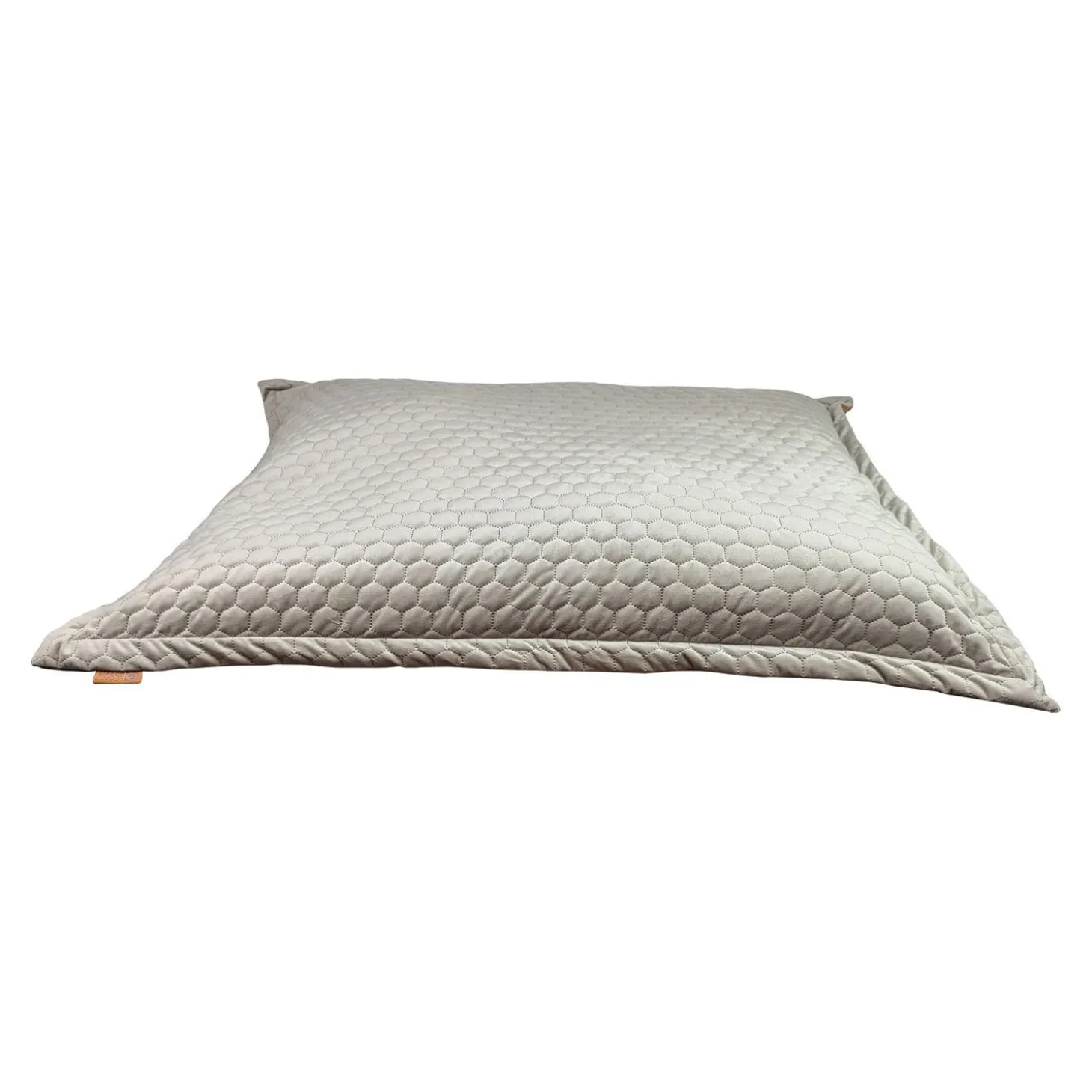 Cloud Pillow Faux Leather Cover, Honeycomb