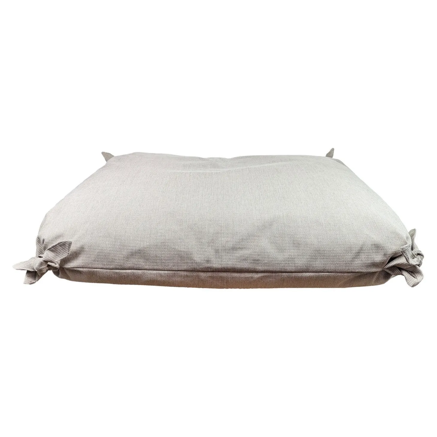 Cloud Pillow Knotted Bed, Beige Knit