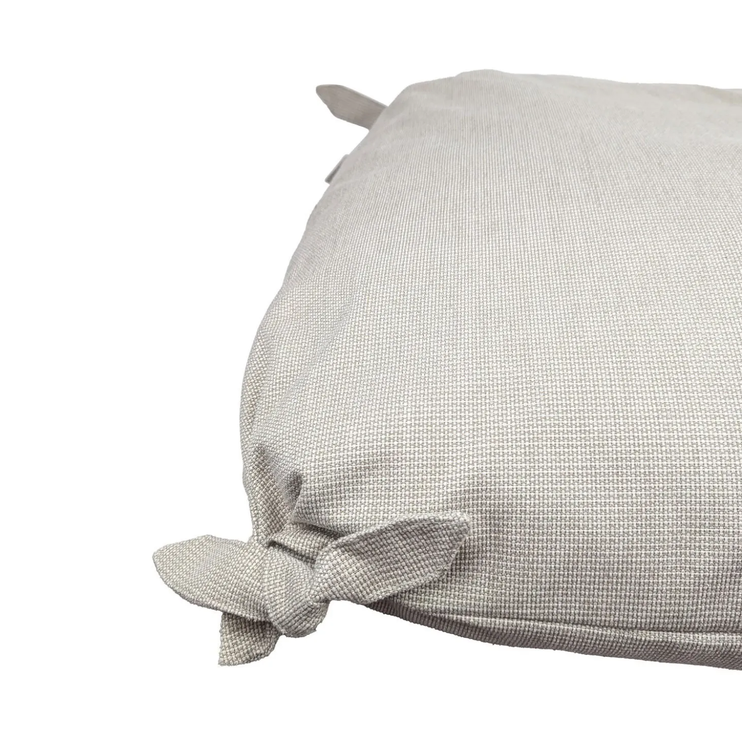 Cloud Pillow Knotted Bed, Beige Knit