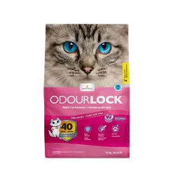 Clumping cat litter, baby powder fragrance, 12 kg