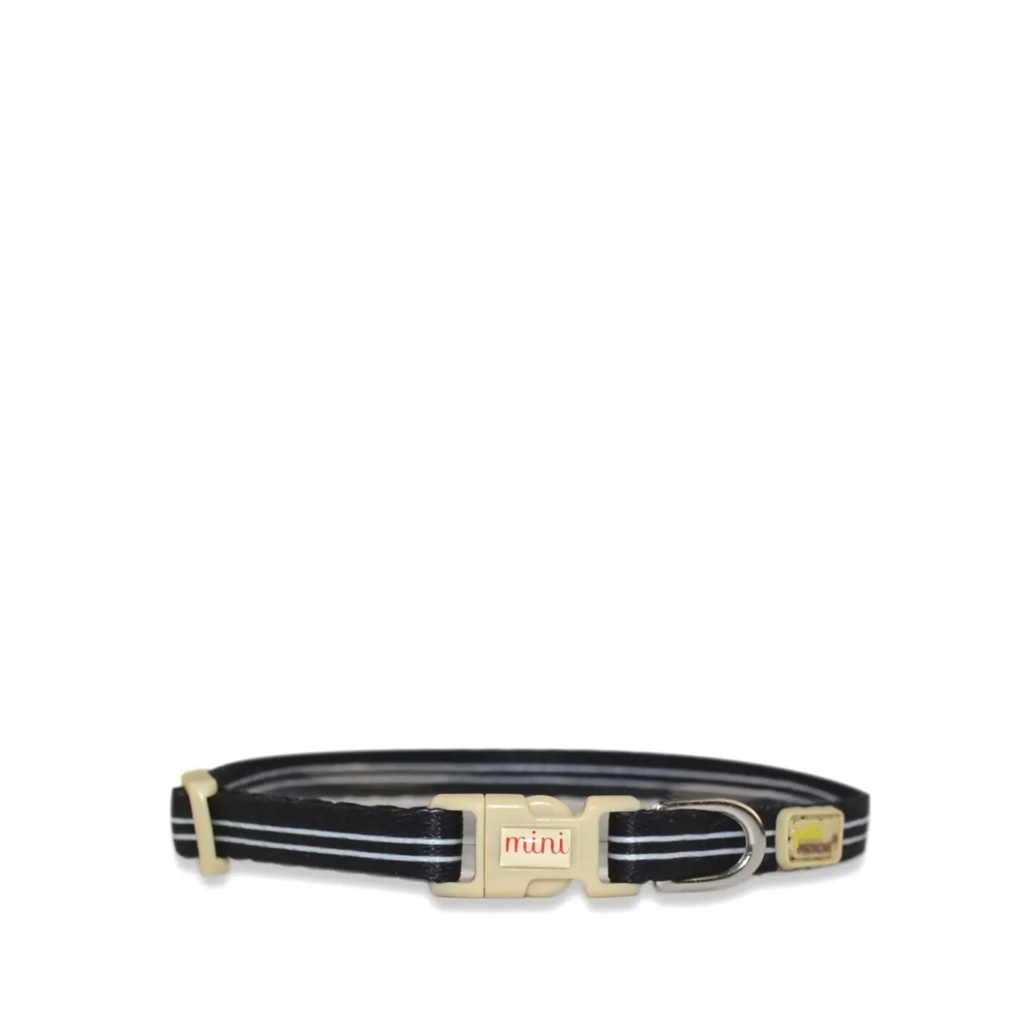 Collar for Tiny Dogs, black stripes