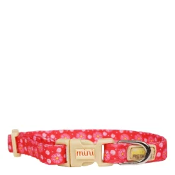 Collar for Tiny Dogs, pink flowers