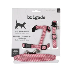 Collar, Leash and Harness Set for Cats