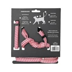 Collar, Leash and Harness Set for Cats
