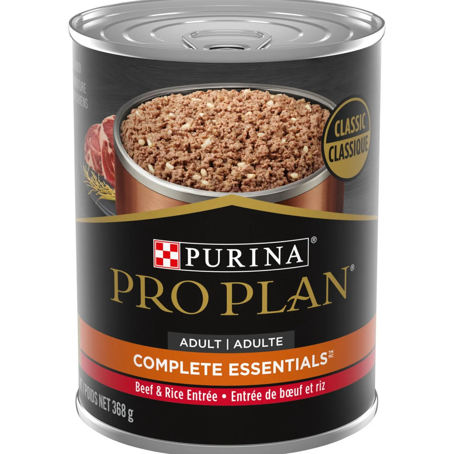 Complete Essentials Beef & Rice Entrée Dog Food, 368 g