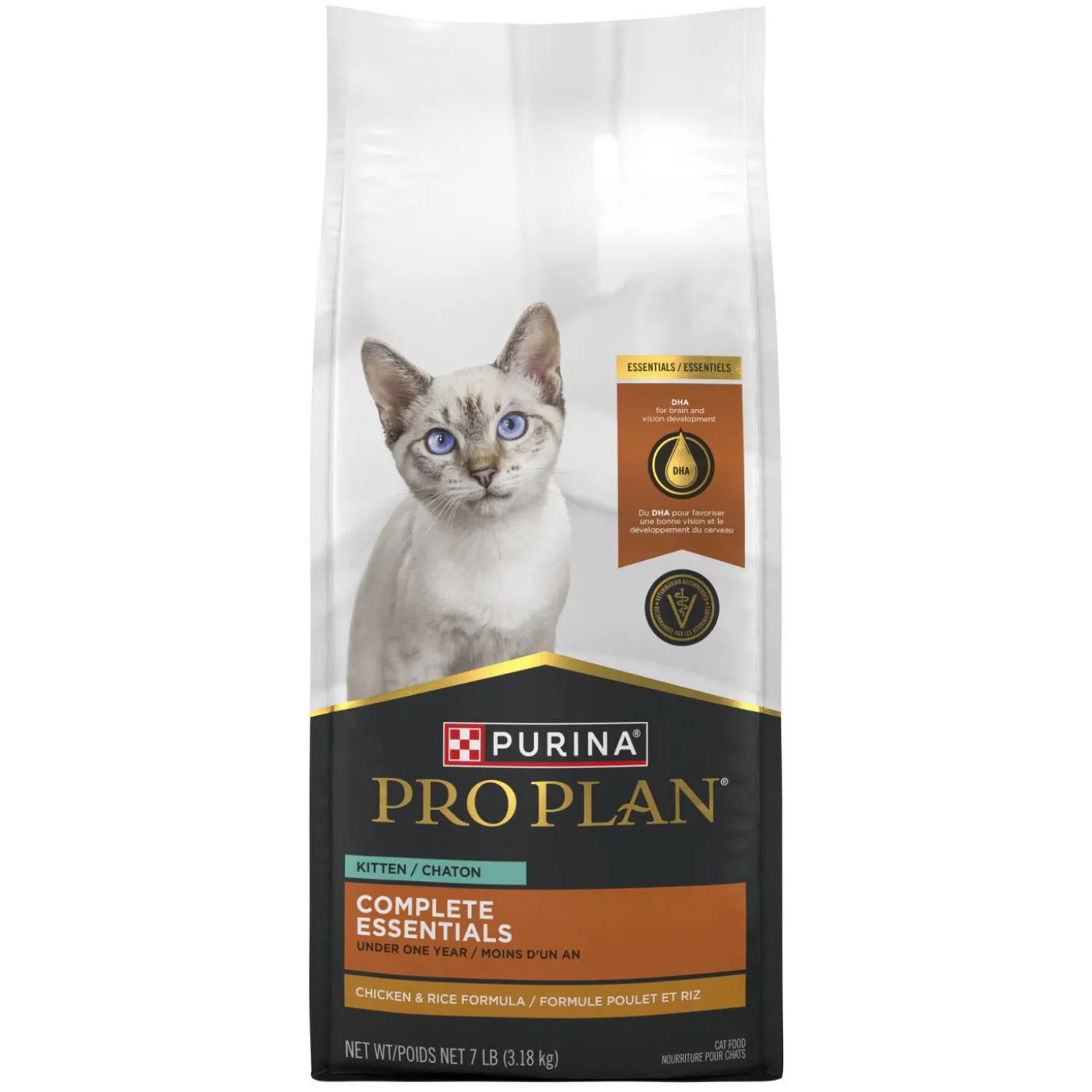 Complete Essentials Chicken & Rice Dry Food for Kittens, 3.18 kg