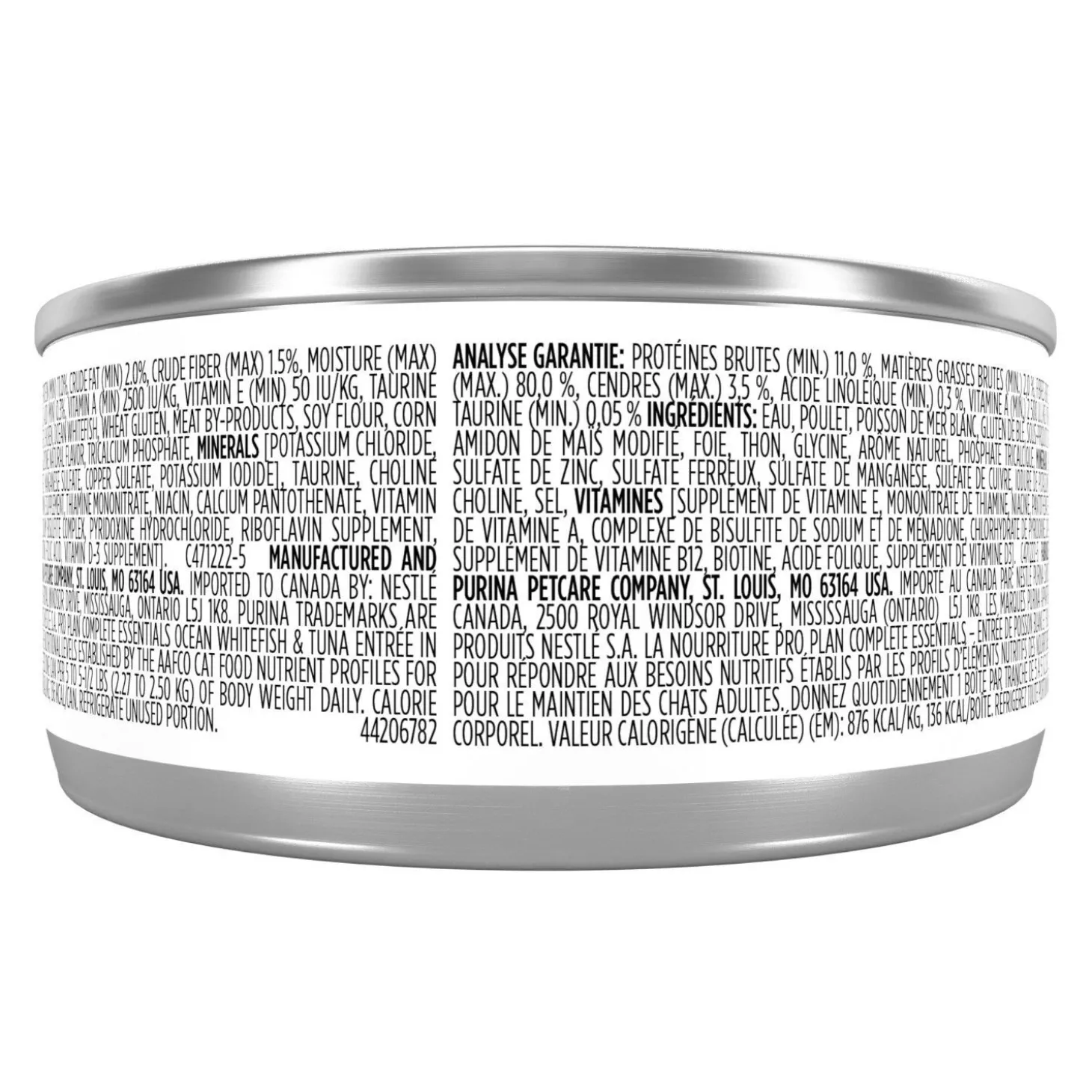 Complete Essentials Ocean Whitefish & Tuna Entrée for Cats, 156 g