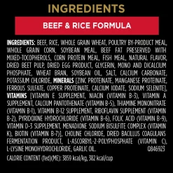Complete Essentials Shredded Blend Beef & Rice Formula Dry Dog Food, 15.9 kg