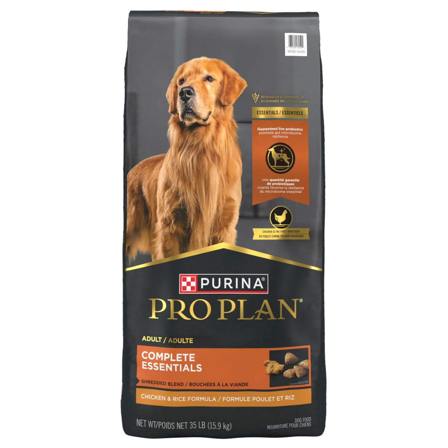 Complete Essentials Shredded Blend Chicken & Rice Dry Dog Food, 15.9 kg