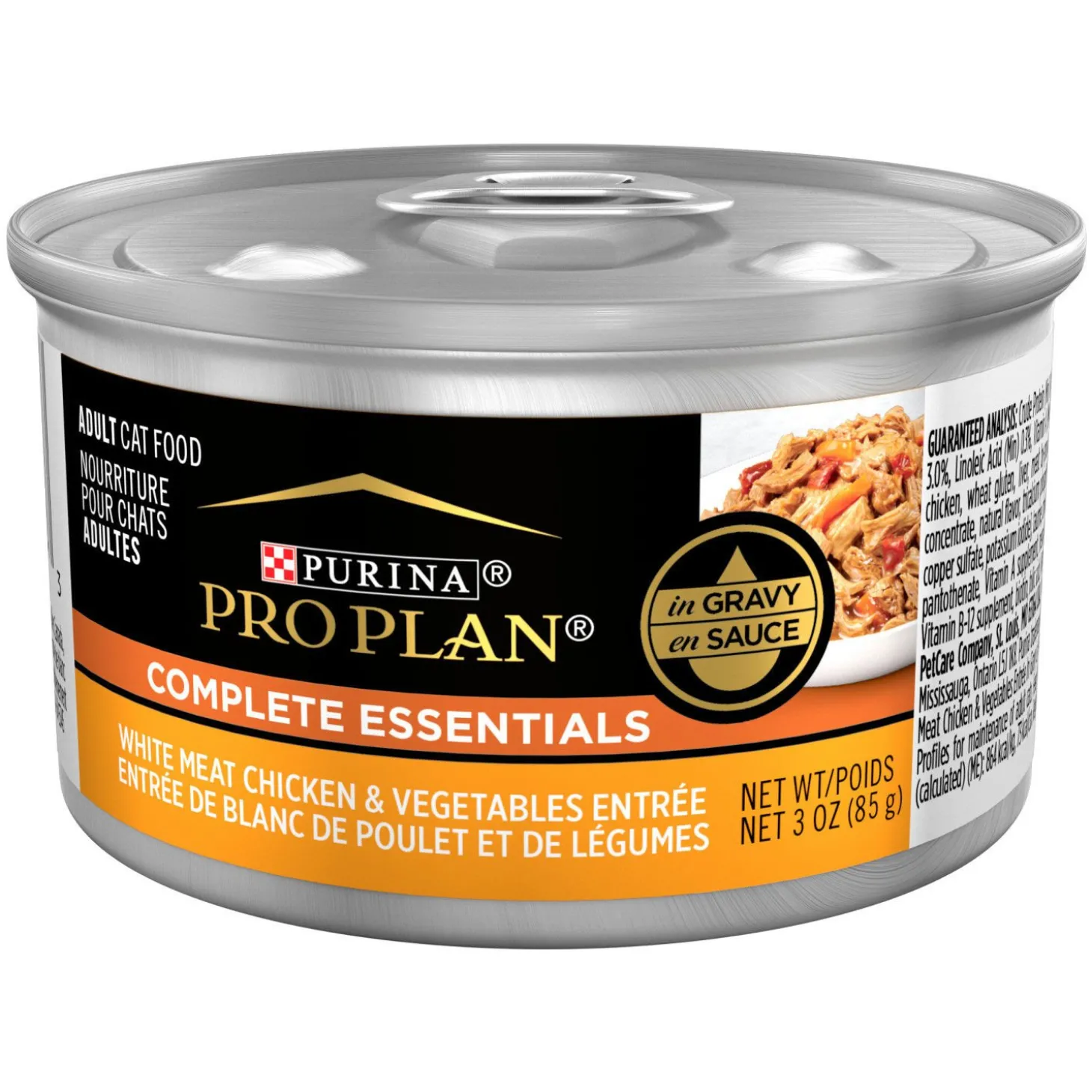 Complete Essentials White Meat Chicken & Vegetables Entrée for Adult Cats, 85 g