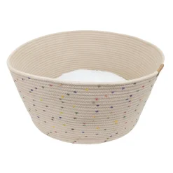 Confetti Cotton Pet Basket