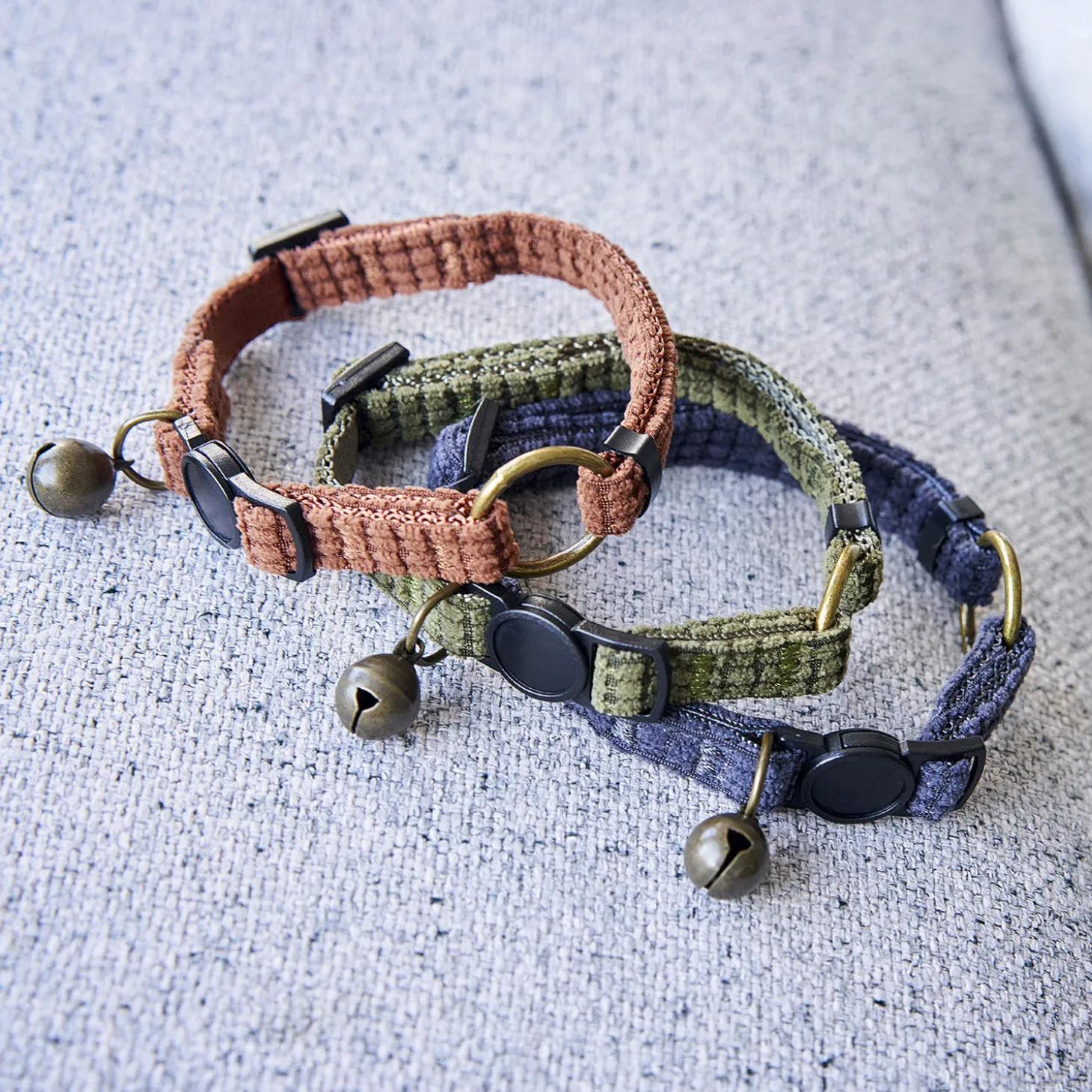 Corduroy Cat Collar, Cognac