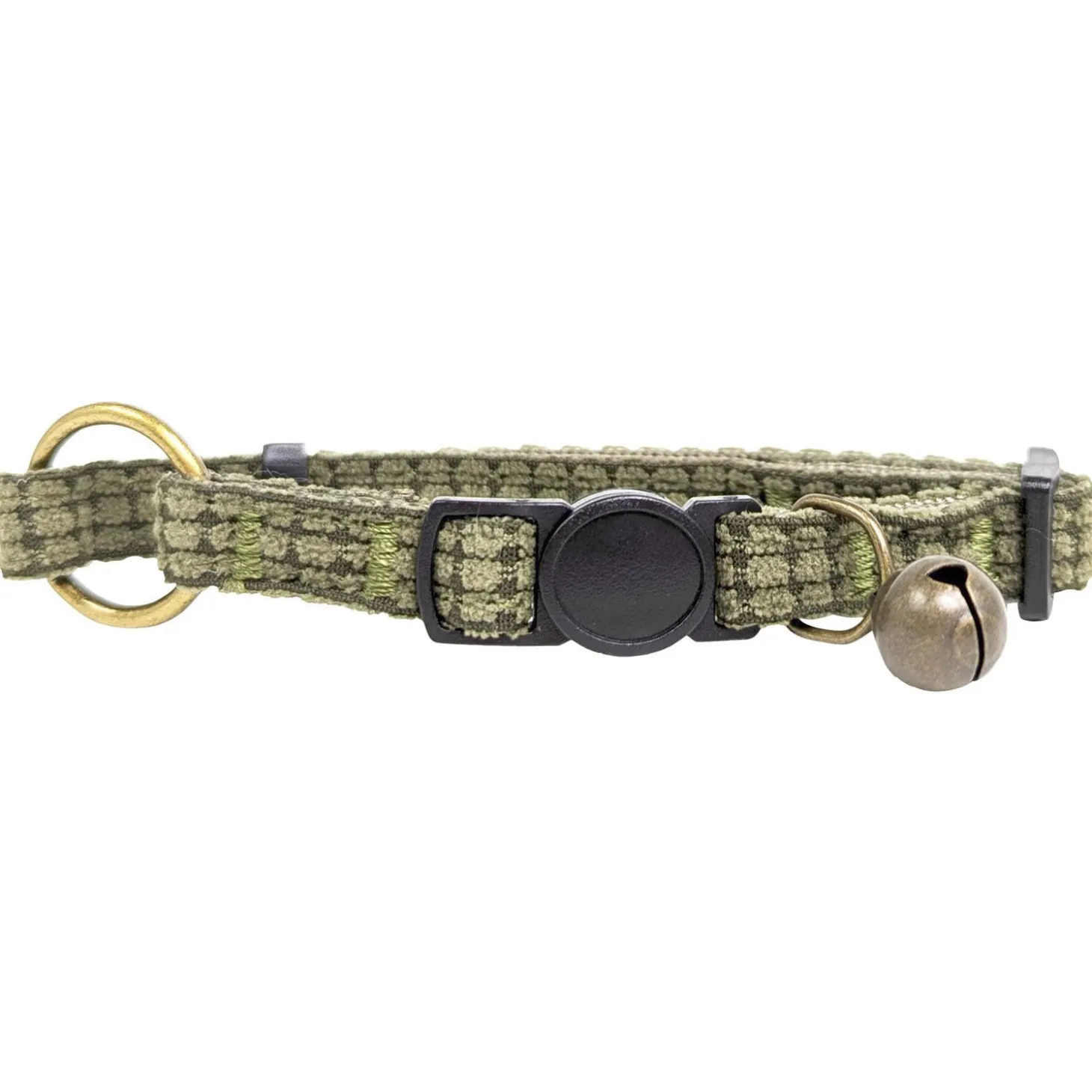 Corduroy Cat Collar, Olive