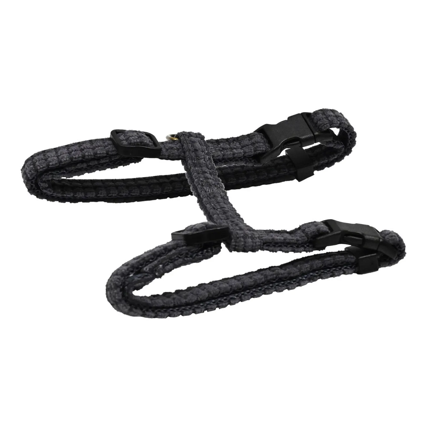 Corduroy Harness for Cats, Charcoal