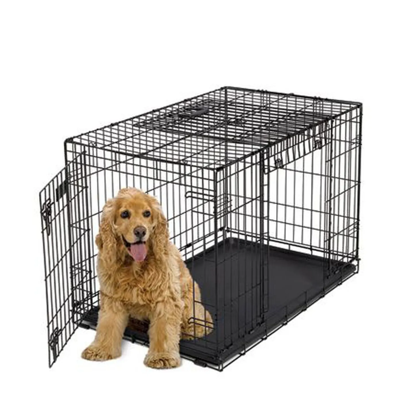 Crate with Two Doors for Dogs