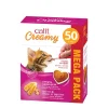 Creamy cat lickable treat, chicken and shrimp, 50-pack