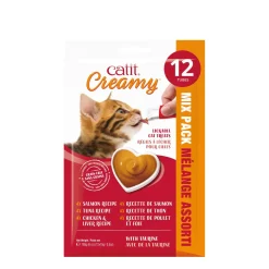 Creamy lickable cat treats, assorted multipack