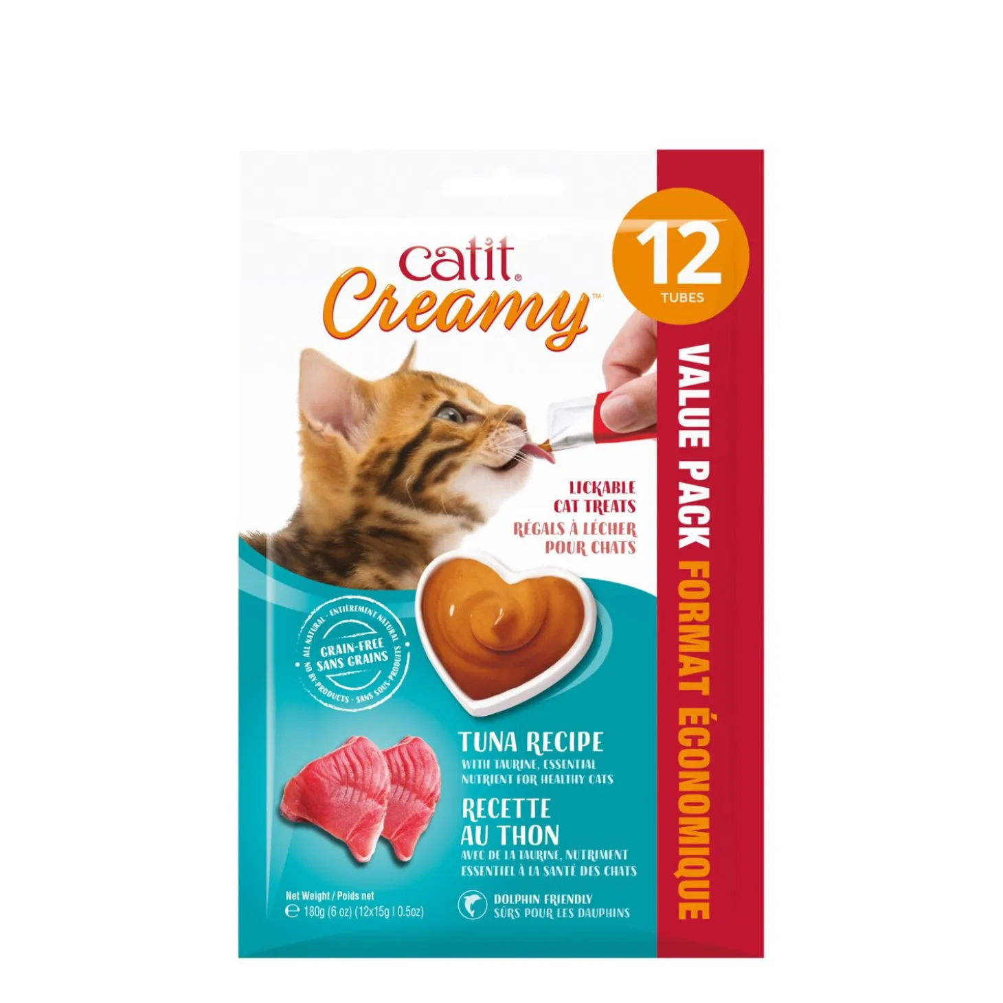 Creamy Lickable Cat Treats, tuna