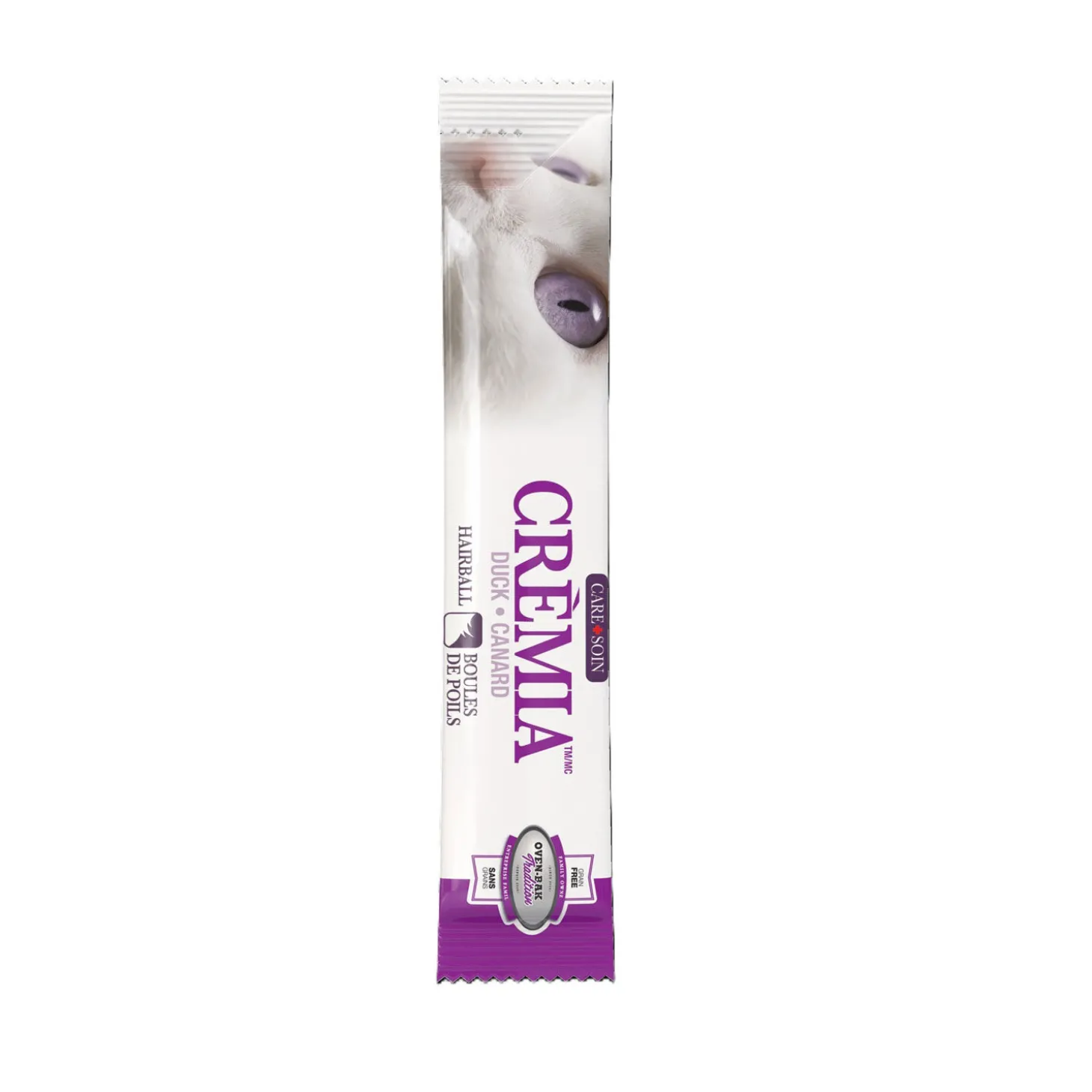 Crémia Duck Hairball Formula Puree for Cats