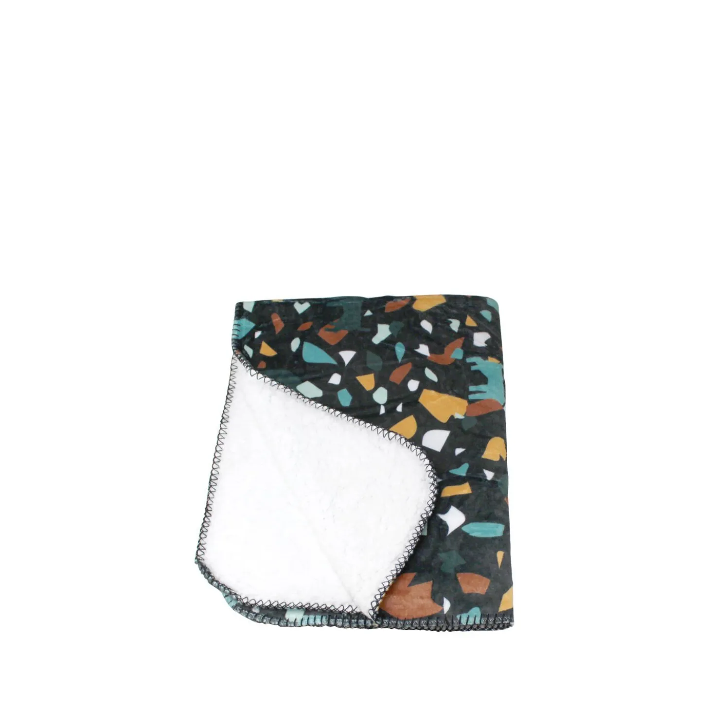 Dark terrazzo blanket